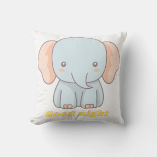 Söta baby elefant kuddar