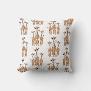 Söta baby-giraffer, safari-djur kudde
