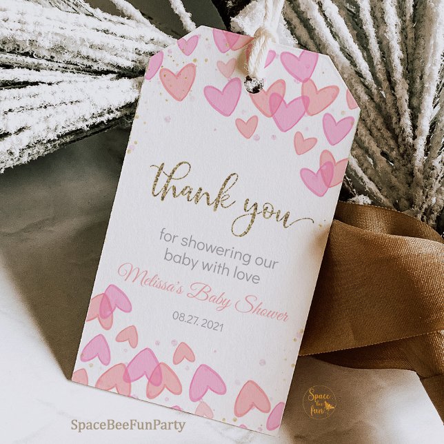 Söta Baby Shower Valentine Presente-etiketterna Presentetikett (Sweetheart Valentine,baby shower favor tags,party baby shower favor tags,baby shower thank you tags,)