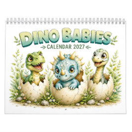Söta Babydinosar Kläcks – Dinosaurier 2027  Kalender
