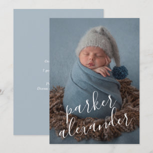 Söta babyfoton Födelseannonser