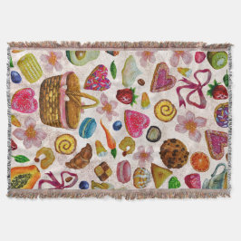 Söta bakverk konfektyr godis filt