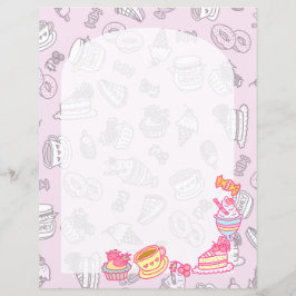 Söta bakverk och Rosa av drycker