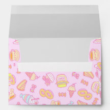 Söta bakverk och Rosa av drycker