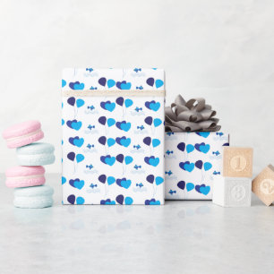 Söta ballonger hjärtan baby shower födelsedag presentpapper