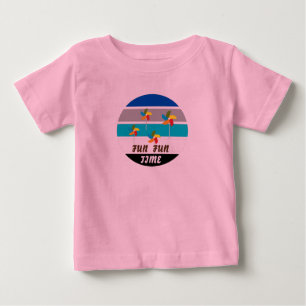 Söta barn rosa t shirt
