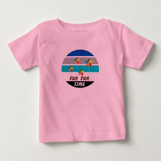 Söta barn rosa t shirt (Framsida)