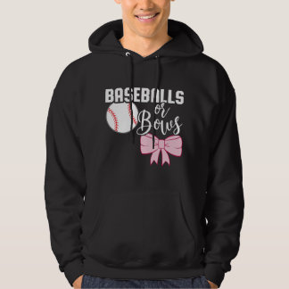 Söta basebollar eller rosetter avslöjar kön - Lage Hoodie