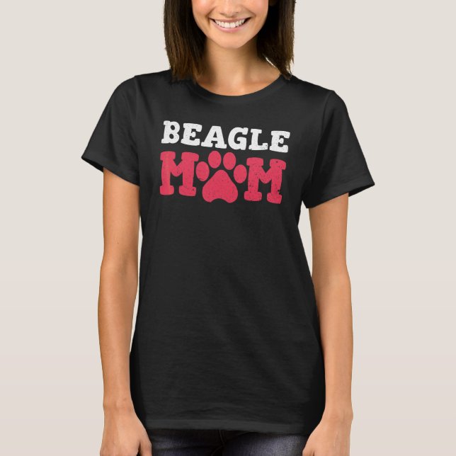 Söta Beagle-mammor Beagle-hund Beagle-ägare T Shirt (Framsida)