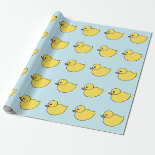 Söta bebisar gula ankor Ducky Duckie presentpapper