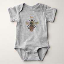 Söta Bee Baby Jersey Bodykostymer