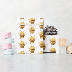 Söta Bin Baby Shower Presentpapper