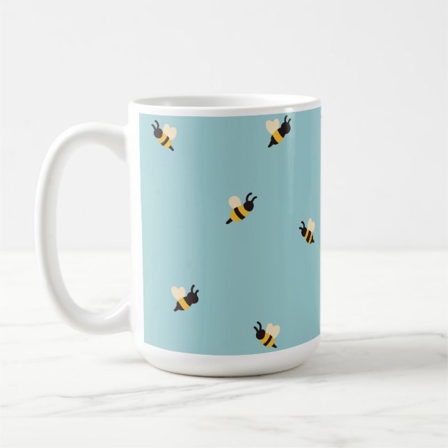  söta bin kaffemugg (Vänster)