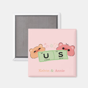 Söta Björnar Förälskade Magnet