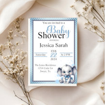 Söta blåa elefanten - Lilla Peanut