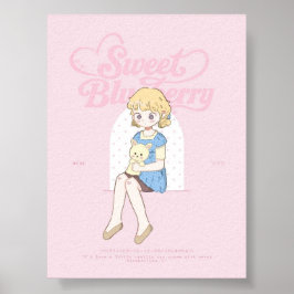 Söta blåbärsdrömmar ✩°。 ⋆。°✩ poster