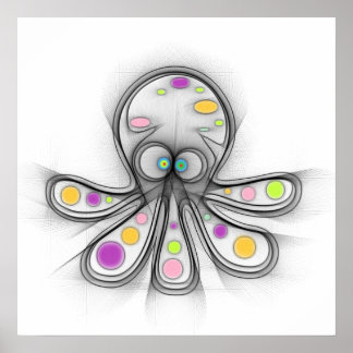 Söta bläckfiskarter poster