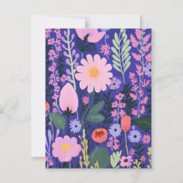 Söta Blommor Vykort