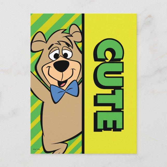 Söta Boo-Boo Björn Vykort (Framsida)