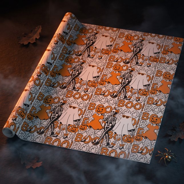 Söta Boo Crew Halloweenvänner Presentpapper (Skapare uppladdad)
