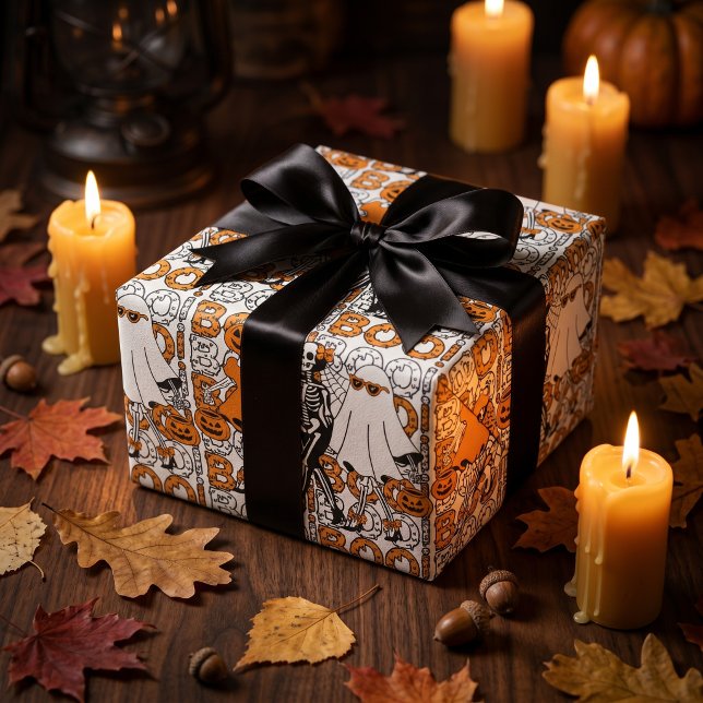 Söta Boo-gänget Halloween-vänner Presentpapper (Skapare uppladdad)