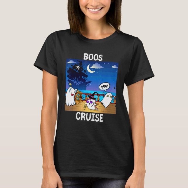 Söta Boos Kryssning Halloweenfest T Shirt (Framsida)