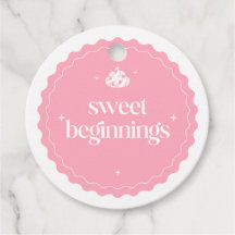 Söta Början | Rosa och Vit Flick Baby Shower