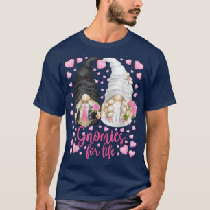 Söta brud- och brudgumtomtar för livet för möhippa t shirt