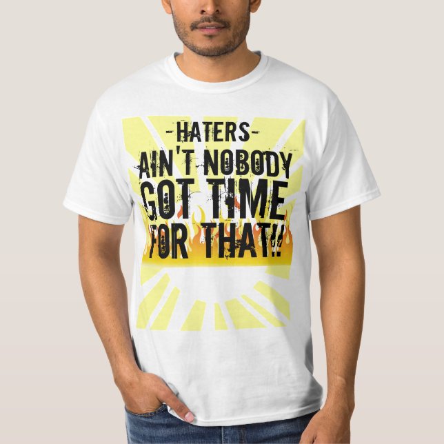 Söta bruna HatersT-tröja T-shirt (Framsida)