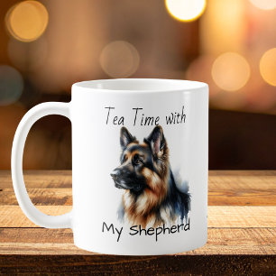 Söta Brunskinnade & Svarta Min Herde Kaffe Mugg