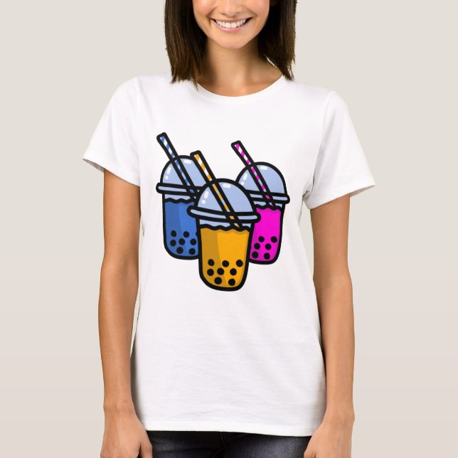 Söta bubbelteor t shirt (Framsida)