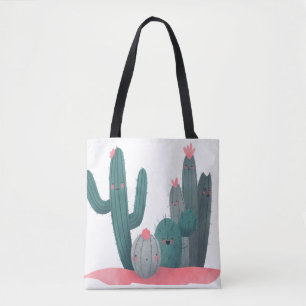 Söta cactus tygkasse