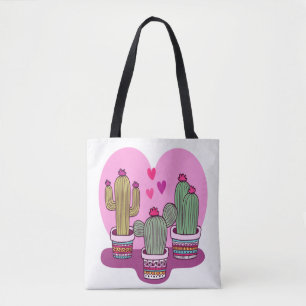 Söta cactus tygkasse