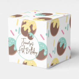 Söta Cakepop-bollar Första födelsedagen Strössel Presentaskar