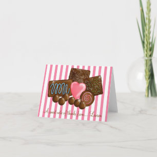 Söta ChocolatesThank noterar du kort