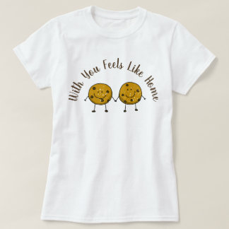 Söta chokladkaksvänner Känns som hemma T Shirt