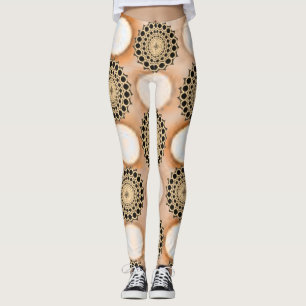 Söta cirkulära leggings långa