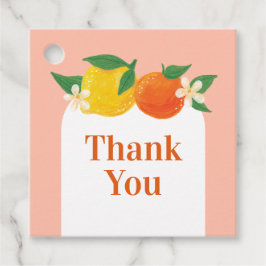 Söta Citrus Gunst Taggar Gåvor Etiketter