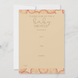 Söta citrusbliss: en ny början inbjudningar