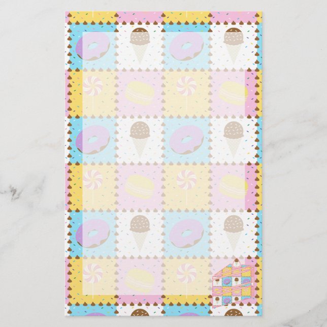 Söta Cravings Stationery Brevpapper (Framsida)