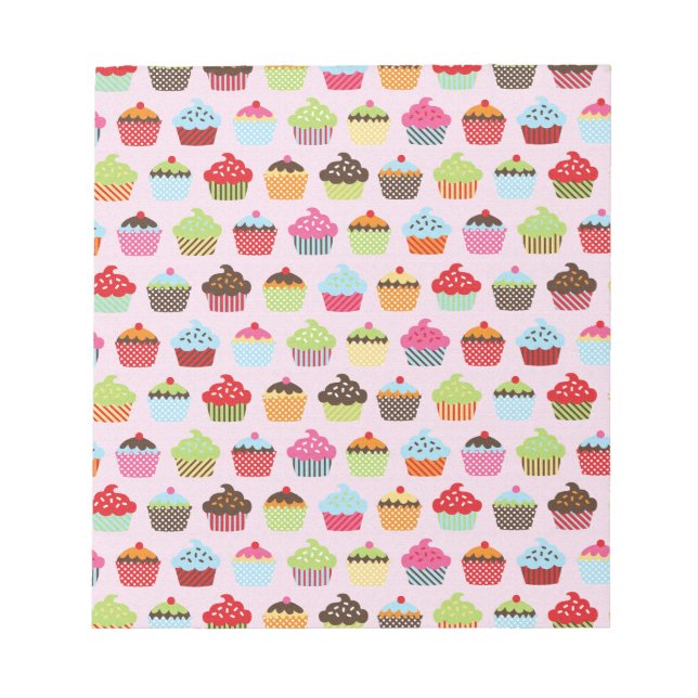 Söta Cupcakes Anteckningsblock (Framsida)