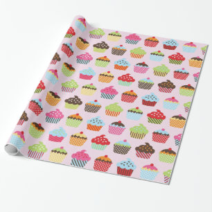 Söta Cupcakes Presentpapper