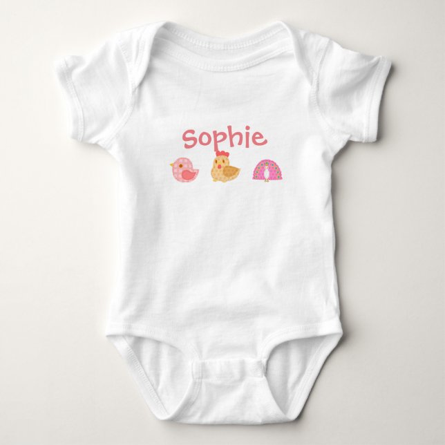 Söta Cute Birds T Shirt (Framsida)