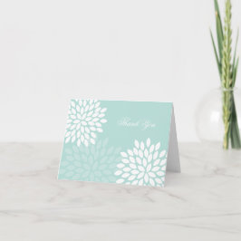Söta Dahlias Bröllop Tack Kort