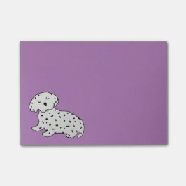 Söta Dalmatian drömmar Postar-it® noterar Post-it Block