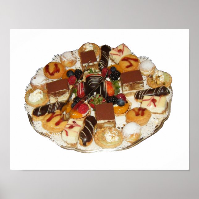 Söta Desserts Poster (Framsidan)
