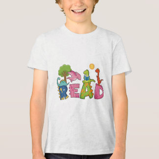 Söta dinosaurier läser bok för grundlärare t shirt