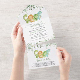 Söta dinosaurier, T-Rex, Jurassic, Baby Shower