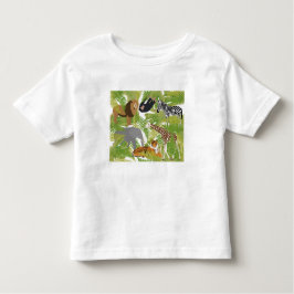 Söta djungeldjur Safari Pojke | Flicka T Shirt