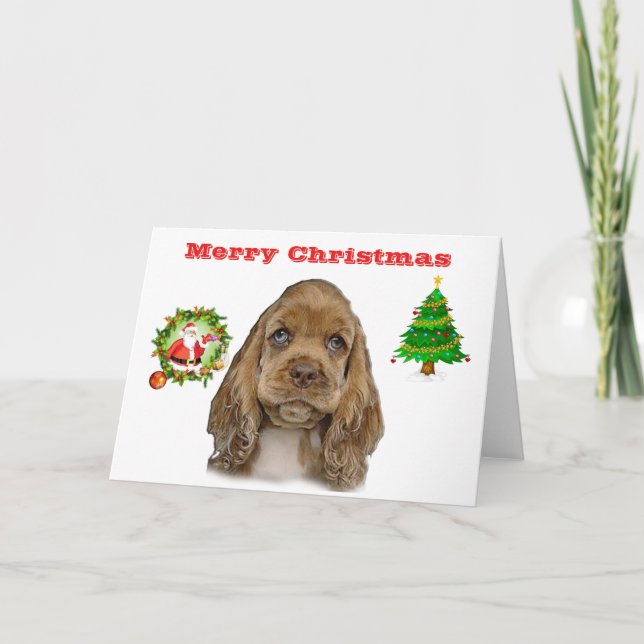 Söta djur jul kort (Framsida)